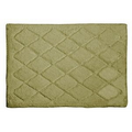 Sage Green Solid Color Bath Rug (17"x24")